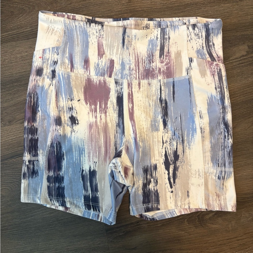 Marika Women's Brushstroke Print Bike Shorts